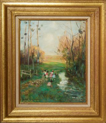 Jules René HERVÉ (1887-1981). "Le petit ruisseau". - Photo 1