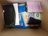 a box with a bunch of items inside of it