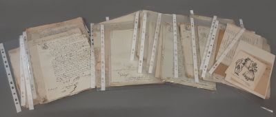 Ensemble d'actes anciens divers fin d' XIXème, début XXème.
