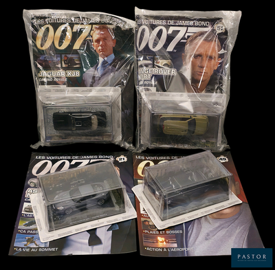 Ensemble de 4 voitures miniatures 1/43, éditions GE Fabbri, …