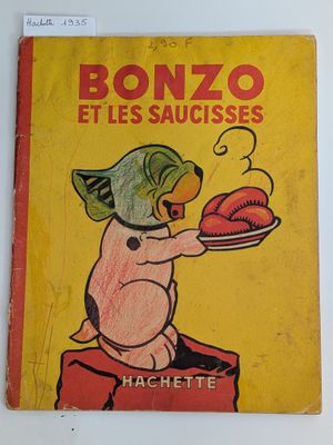 livre pour enfants français « Bonzo et les saucisses », publié chez Hachette