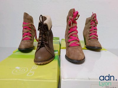 Lot de 4 paires de bottines à talons - GEMO - G-ONE - Taille…