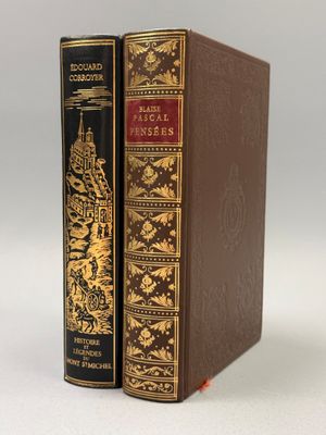 deux livres posés l'un sur l'autre sur une surface blanche