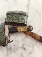 Nécessaire à couture en argent et galuchat (photo 4)