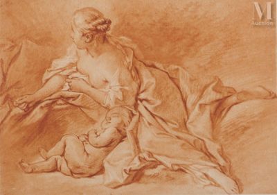l'image d'un dessin représentant une femme tenant un bébé
