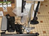 a lot of items that are laying out on the floor