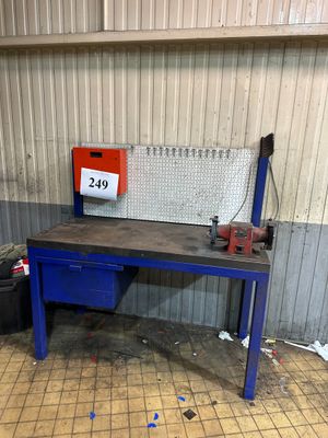 an image of a work bench in a garage