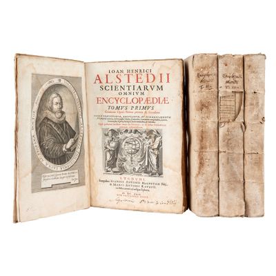 an old book with a picture of a man on it