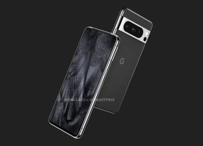 une image de synthèse du smartphone Google Pixel équipé d'un appareil photo