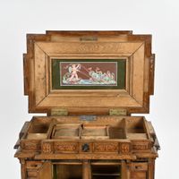 [HORLOGERIE] Cabinet de table sur quatre faces en bois natur… (photo 4)