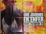 a movie poster for the film une journe en enfer de hard