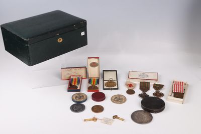 a lot of items that are sitting on a table