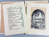 an open book with a picture of a man and a woman on it