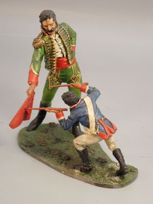 Figurines d'artistes - Empire, 90 mm, "la corrida aux armées…