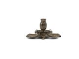 an image of a silver candle holder on a white background