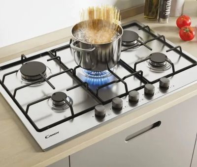 Plaque de cuisson gaz -CANDY - CHW7X- 5 foyers - L 74,5 x P …