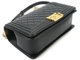 chanel black quilted lambskin small flap bag