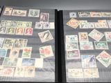 a book with a lot of stamps on it