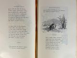 an open book with a picture of a man riding a horse