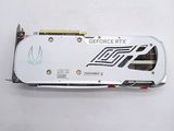 a close up of a graphics card on a white surface