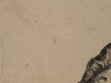 drawing of an old man with a beard and a hat