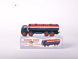 a toy truck that is sitting on top of a box