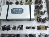 a box with many different types of electrical equipment in it