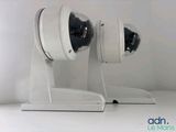 two cameras that are sitting on top of each other