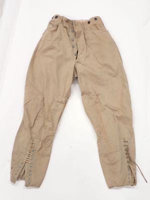 an image of a pair of pants that are on a white surface
