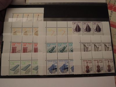 Timbres France ** - 3 Series Preos Denteles 12 N°213a/…
