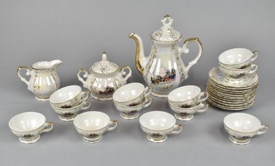 many different types of tea and coffee cups and saucers