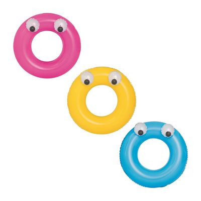 BESTWAY - Bouée gonflable - Big Eyes Ø91cm - Vinyle robuste …