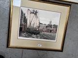 a picture of a picture of a boat in the water