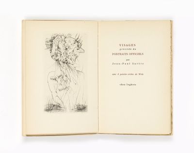 un livre ouvert sur lequel figure le dessin d'une femme avec des fleurs dans les cheveux