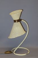 Dans le goût de MATEGOT - Lampe de chevet en métal laqué bei…