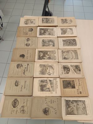 21 œuvres de Jules Vernes non collationnées