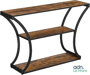 an image of a wooden shelf with three shelves on it
