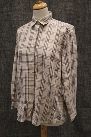 BURBERRY – Chemise à carreaux en coton, taille : 40. Joint 1 chem...