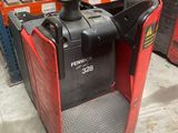 a picture of a forklift in a warehouse