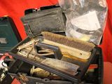a tool box with tools in it on a table
