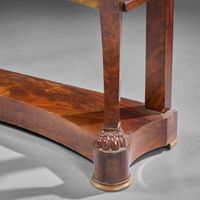 Console en acajou et placage d’acajou ouvrant par un tiroir … (photo 3)