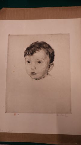 Lucien Henri GRANDGERARD (1880-1970). Pochette numérotée contenan...