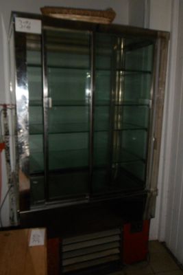 a window that has a lot of glass in it
