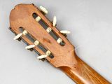 a close up of a guitar with strings on it
