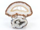 une image représentant une bague ornée d'une tranche d'agate