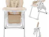 four different types of baby high chairs in this picture