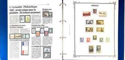 un livre avec beaucoup de timbres