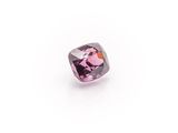 a square cut pink tourmaline gems on a white background