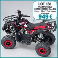 Quad enfant DIAMON Rino 125 cc, 4 temps