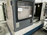 a machine that is sitting inside of a building